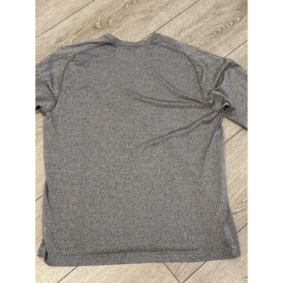 Lululemon Mens Time To Get Dirty Get Outside Get Sweaty Long Sleeve Grey 2XL XXL - Picture 7 of 7